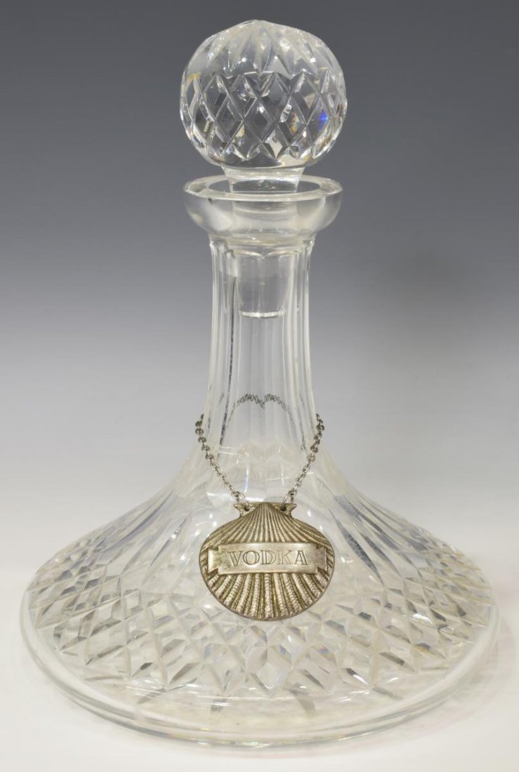 WATERFORD CUT GLASS 'LISMORE' SHIP DECANTER (1 of 3)
