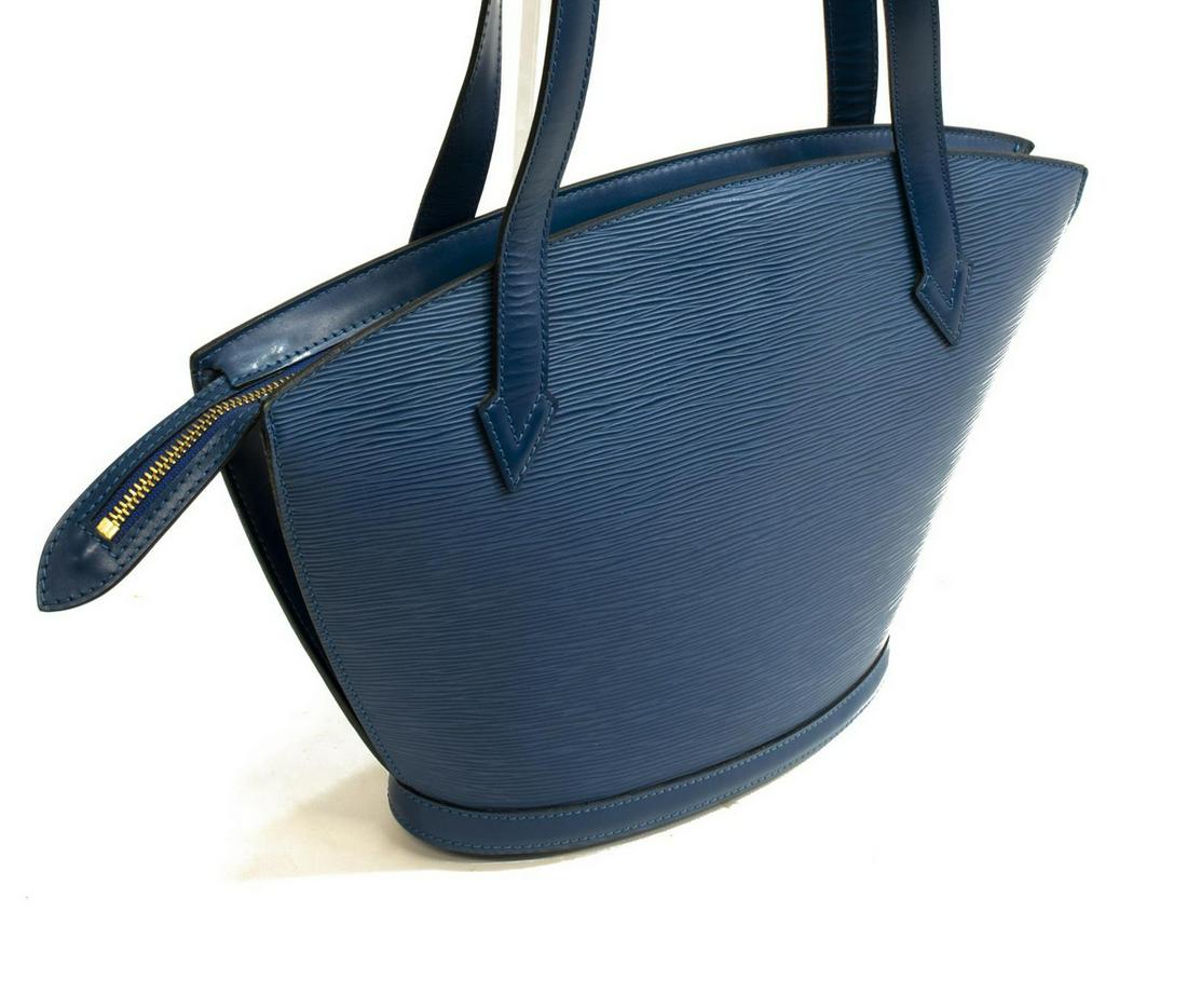 LOUIS VUITTON 'ST JACQUES' BLUE EPI SHOULDER BAG (1 of 5)