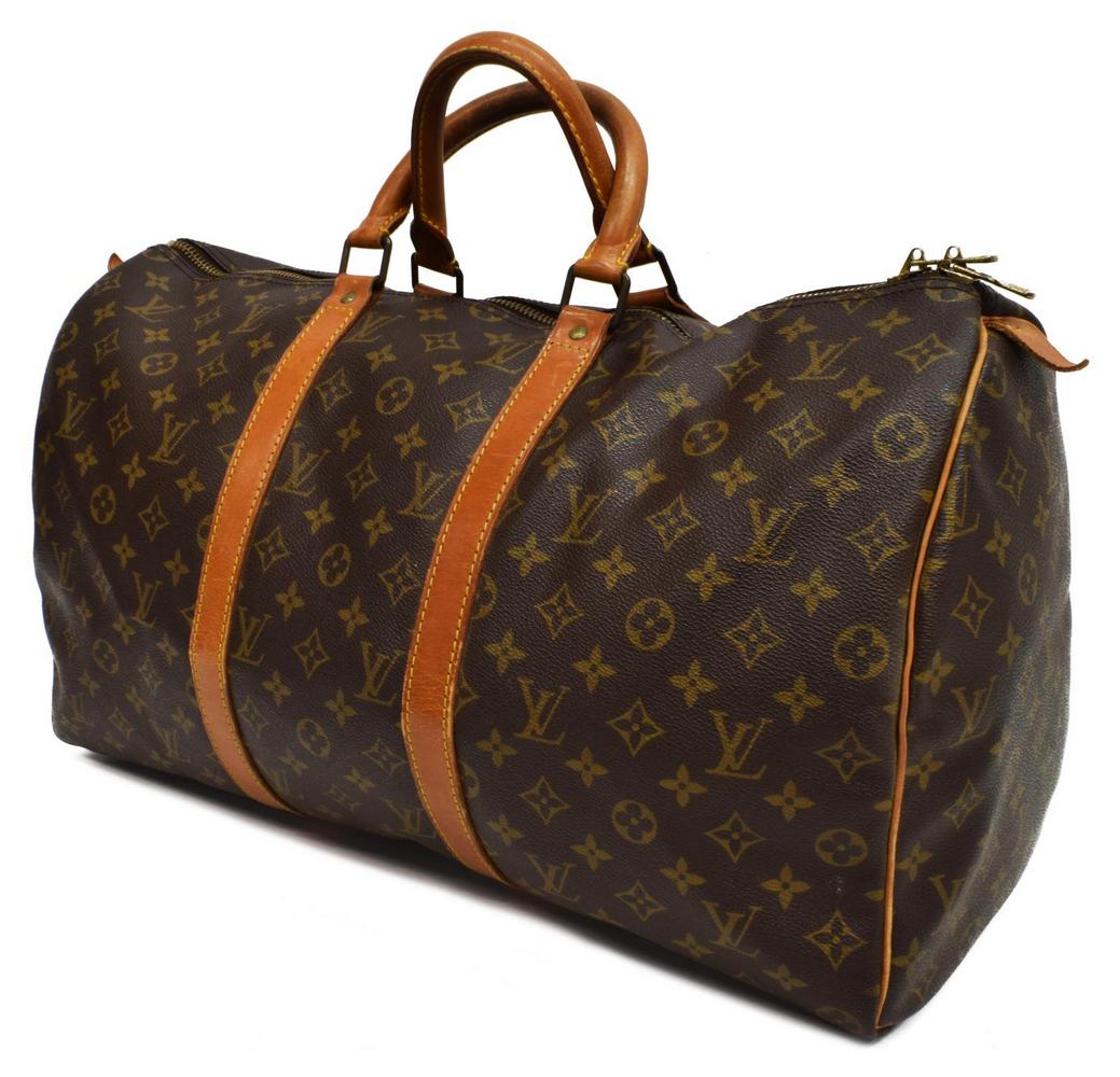 LOUIS VUITTON 'KEEPALL 55' MONOGRAM DUFFLE BAG (1 of 5)