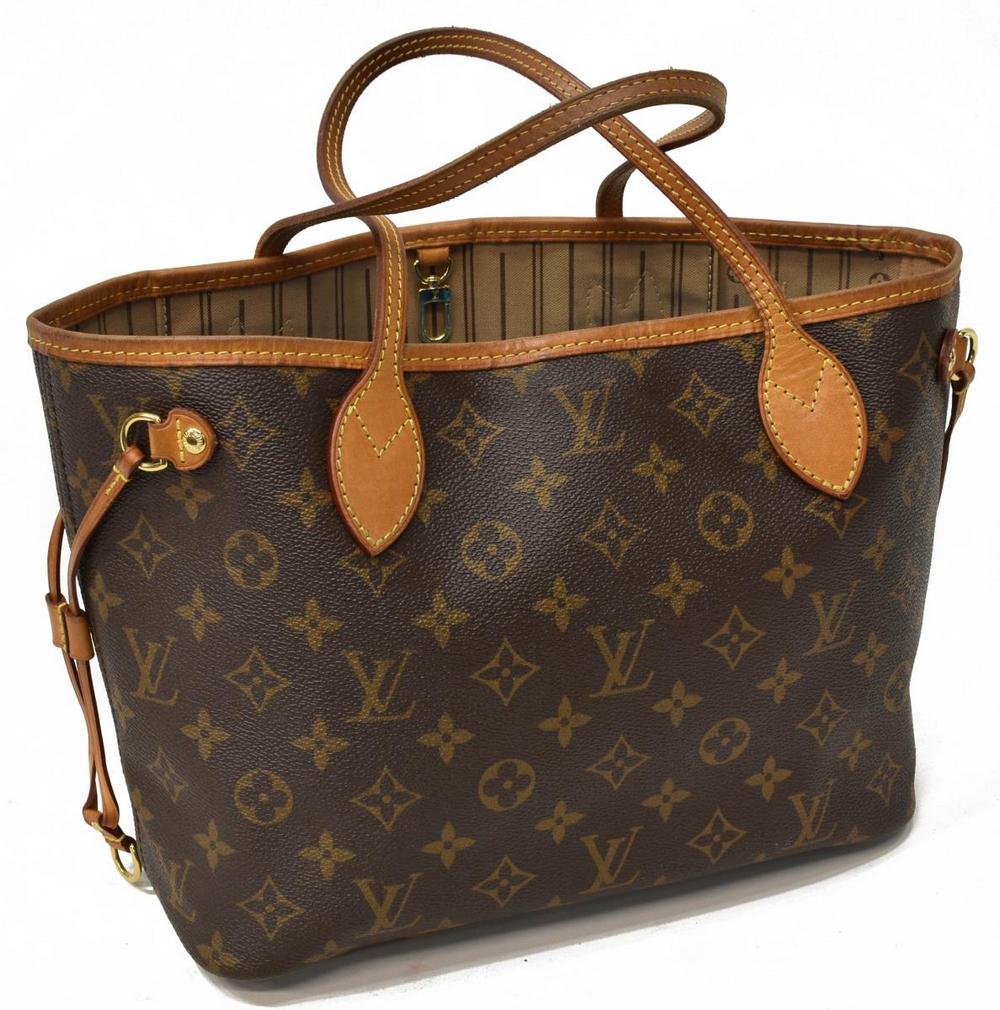 LOUIS VUITTON 'NEVERFULL PM' MONOGRAM TOTE BAG (1 of 5)