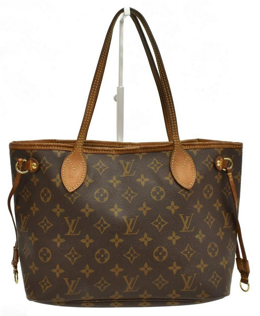 LOUIS VUITTON 'NEVERFULL' MONOGRAM CANVAS TOTE BAG (1 of 4)