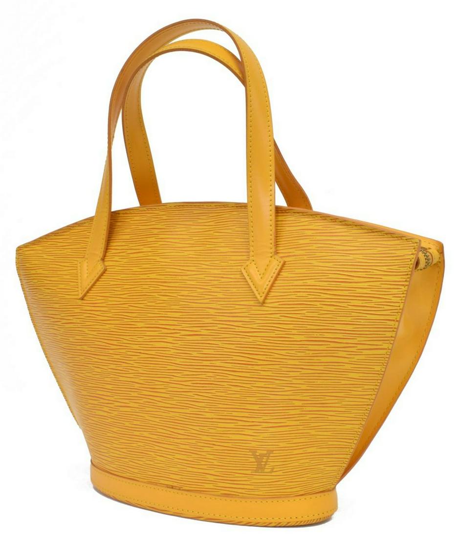 LOUIS VUITTON 'ST. JACQUES' YELLOW EPI SHOULDERBAG (1 of 5)