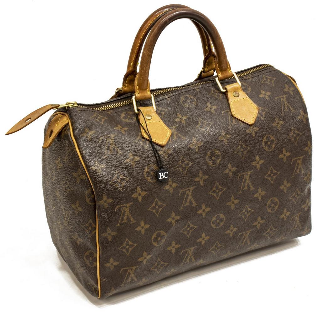 LOUIS VUITTON 'SPEEDY 30' MONOGRAM CANVAS HANDBAG (1 of 4)