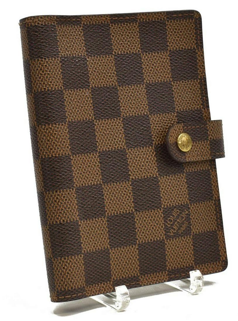 LOUIS VUITTON DAMIER EBENE AGENDA COVER PM (1 of 4)