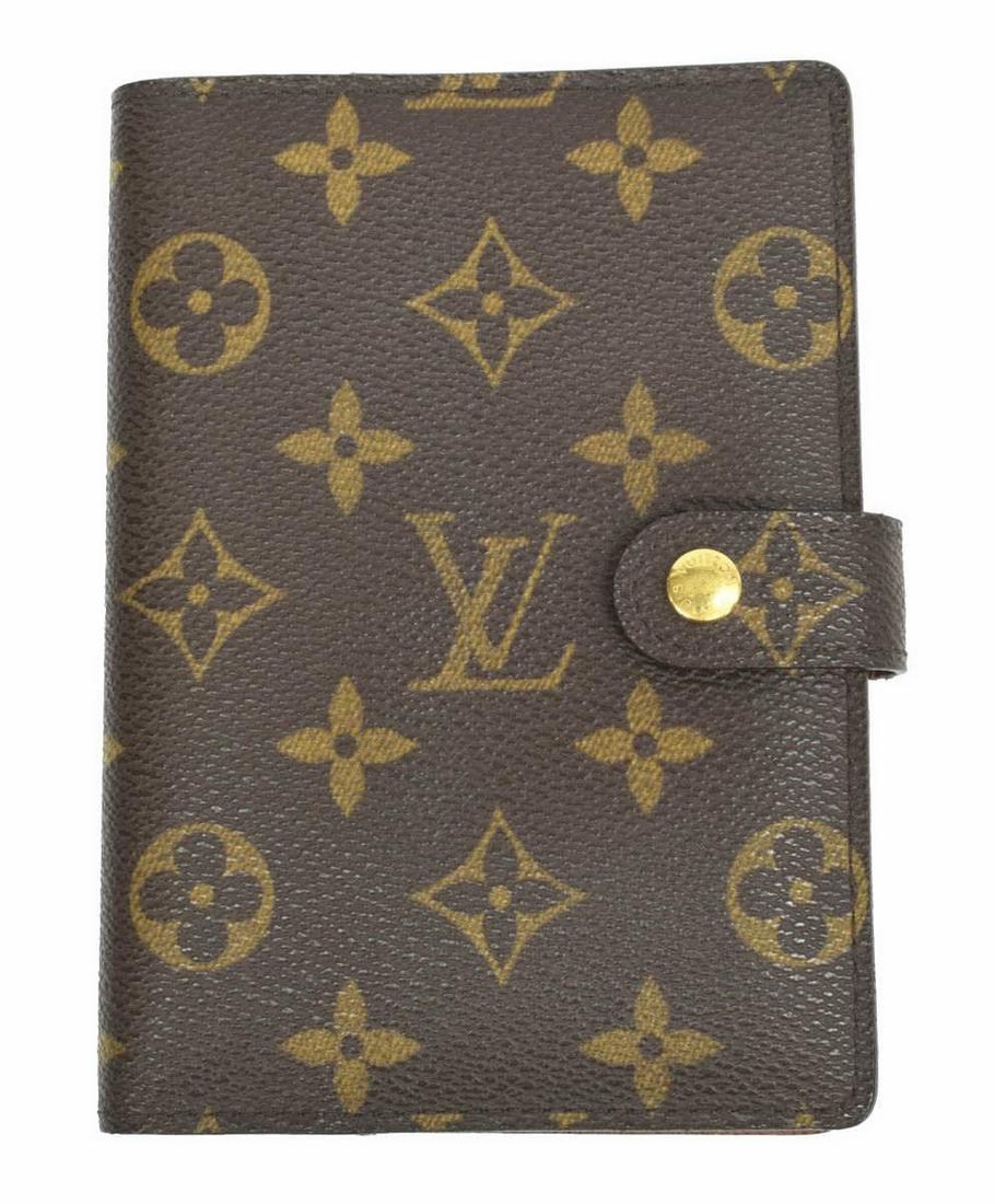 LOUIS VUITTON MONOGRAM CANVAS AGENDA COVER PM (1 of 3)