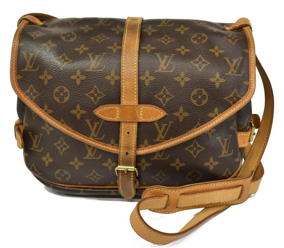 LOUIS VUITTON 'SAUMUR' MONOGRAM CROSSBODY BAG (1 of 5)