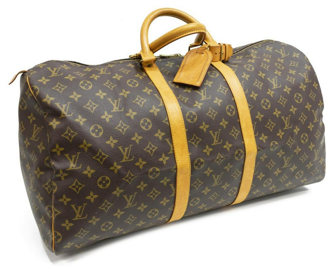 LOUIS VUITTON 'KEEPALL 55' MONOGRAM DUFFLE BAG (1 of 4)