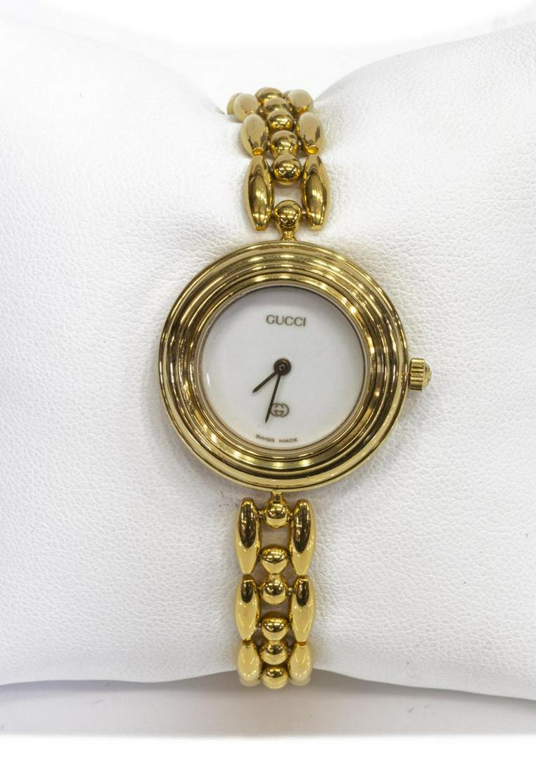 GUCCI GOLD-TONE WRISTWATCH W/ COLOR BEZELS (1 of 4)