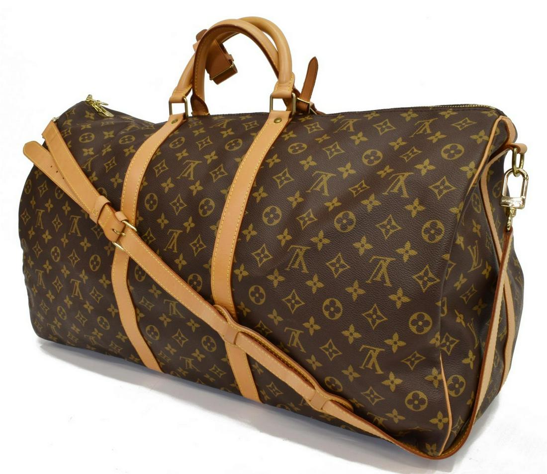 LOUIS VUITTON KEEPALL 60 BANDOULIERE MONOGRAM DUFFLE (1 of 5)