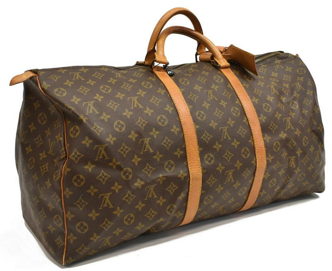 LOUIS VUITTON 'KEEPALL 60' MONOGRAM DUFFLE BAG (1 of 5)