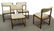 4)DANISH MID-CENTURY MODERN ROSEWOOD DINING CHAIRS