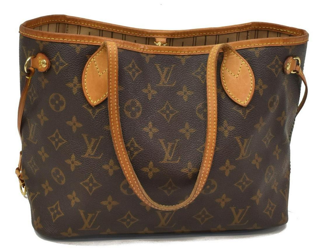 LOUIS VUITTON 'NEVERFULL PM' MONOGRAM TOTE BAG (1 of 5)