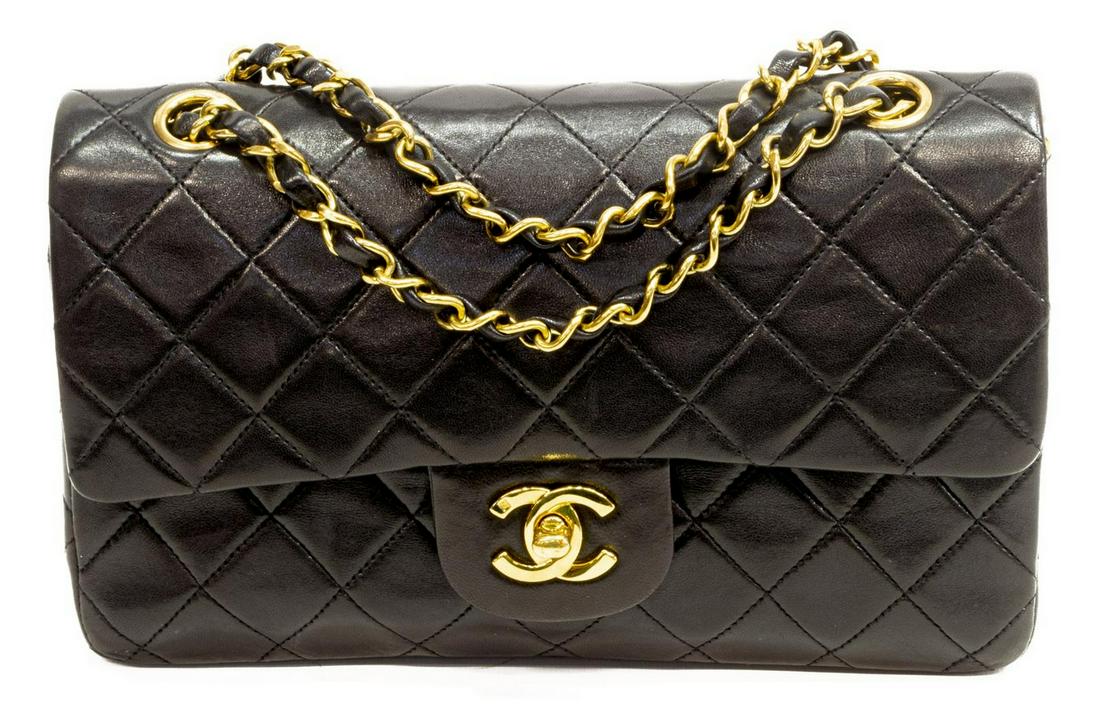 CHANEL QUILTED LEATHER CLASSIC DOUBLE FLAP BAG (1 of 5)
