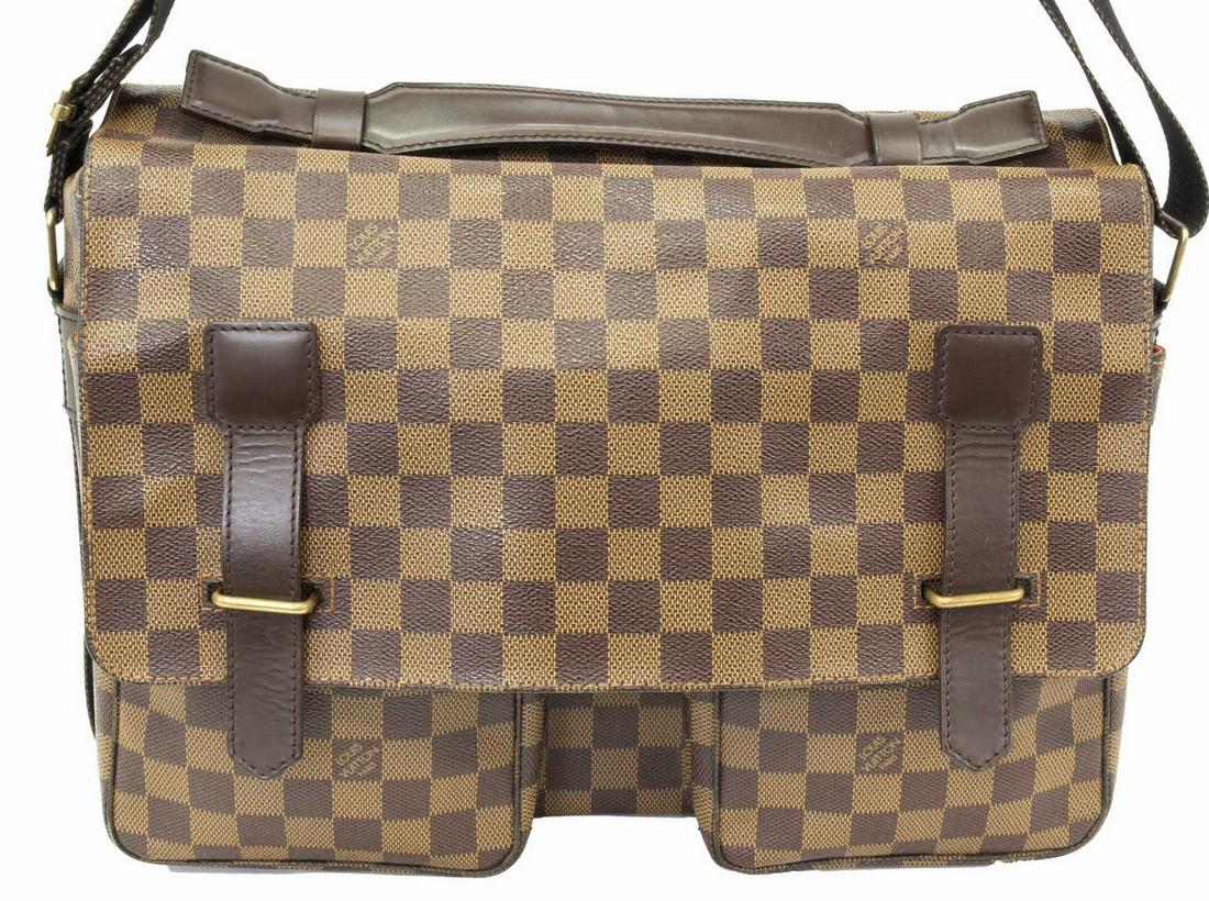 LOUIS VUITTON BROADWAY DAMIERE CANVAS MESSENGER BAG (1 of 4)