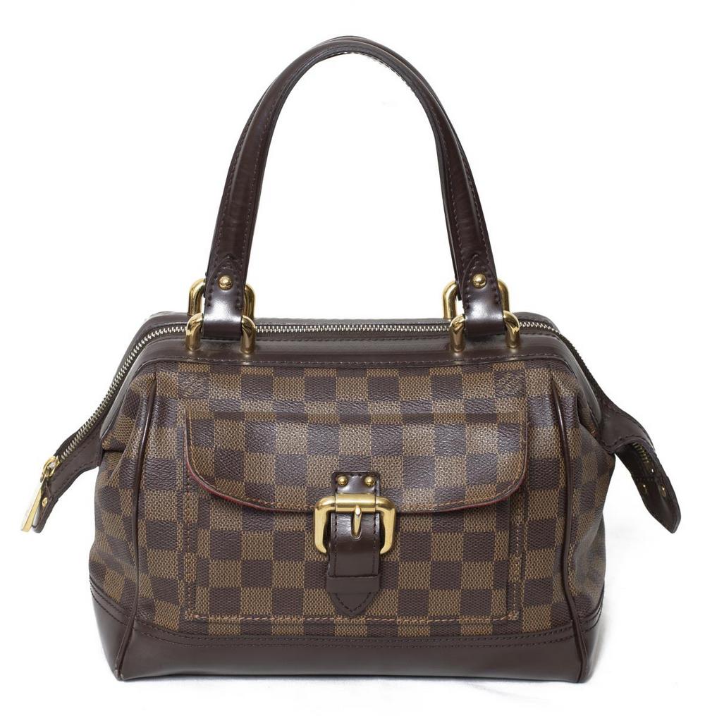LOUIS VUITTON 'KNIGHTSBRIDGE' DAMIER EBENE BAG (1 of 4)