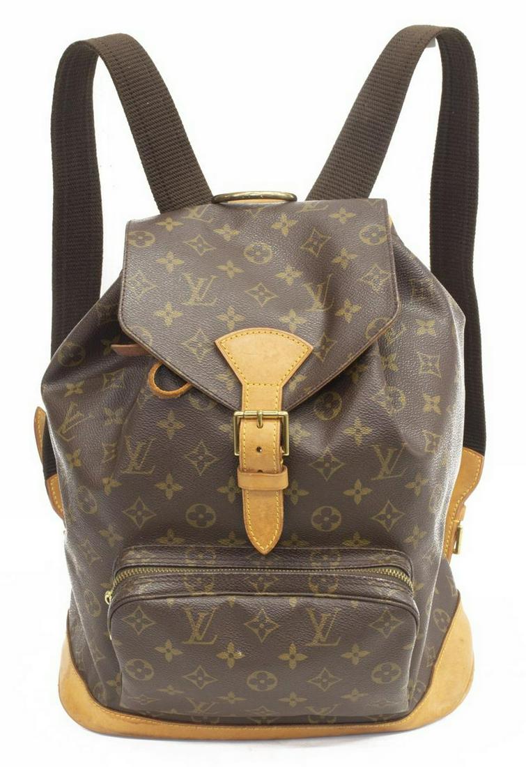 LOUIS VUITTON 'MONTSOURIS GM' MONOGRAM BACKPACK (1 of 4)
