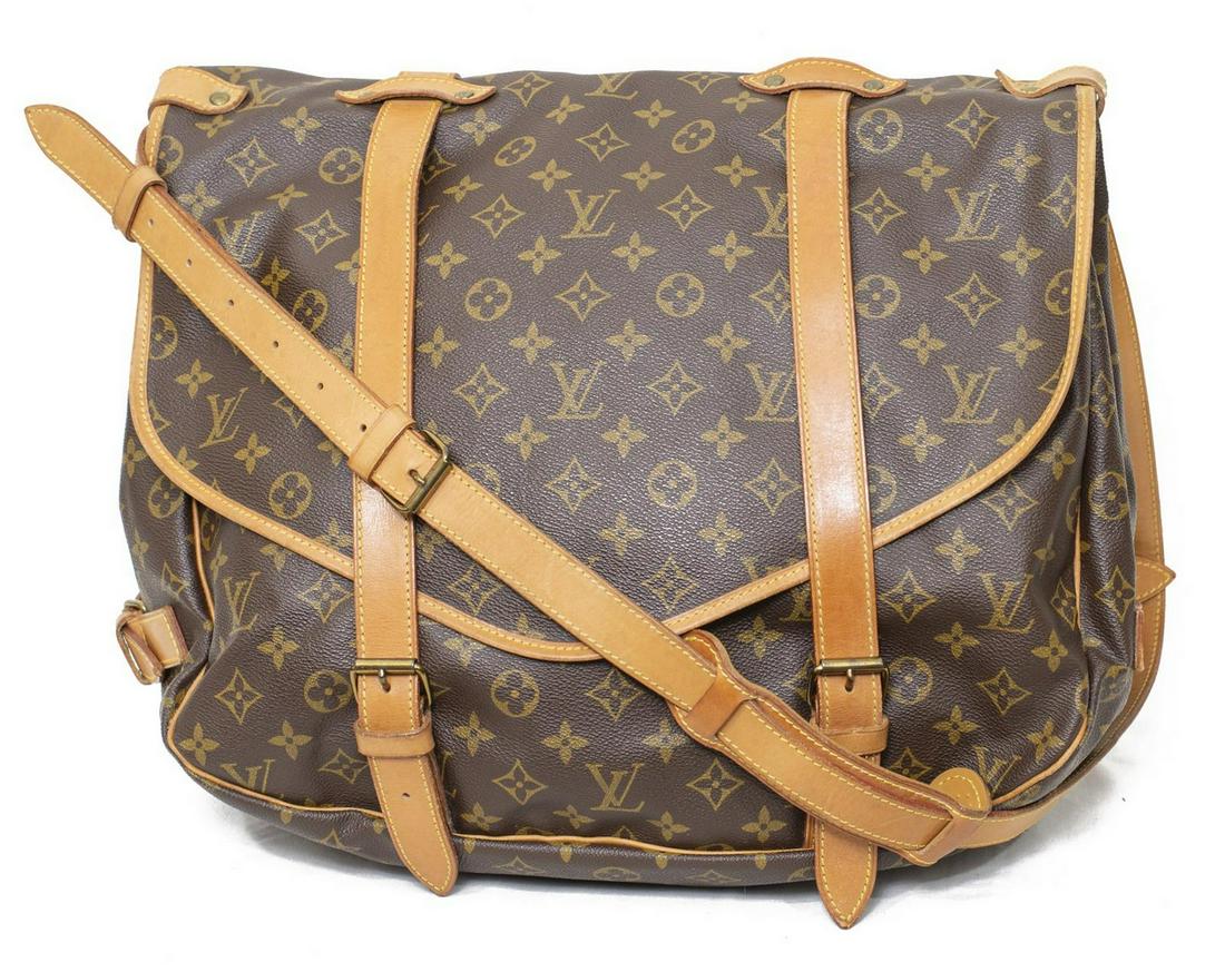 LOUIS VUITTON 'SAUMUR' MONOGRAM CROSSBODY BAG (1 of 5)