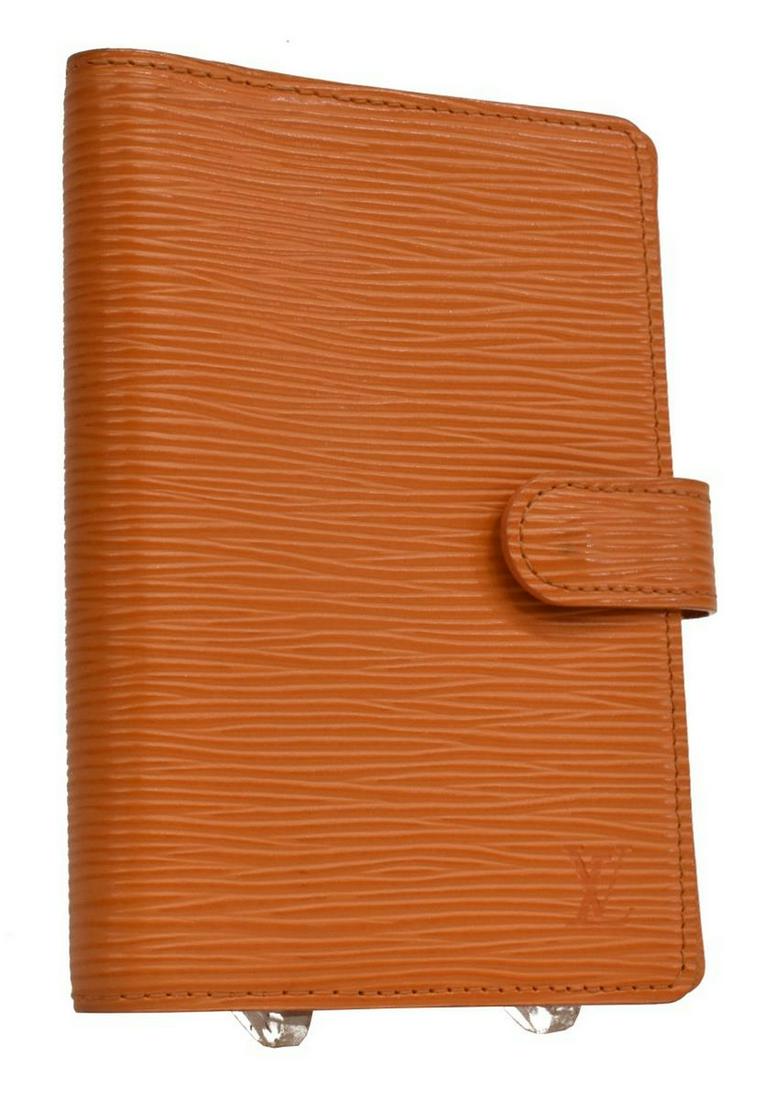 LOUIS VUITTON EPI LEATHER AGENDA COVER PM (1 of 4)
