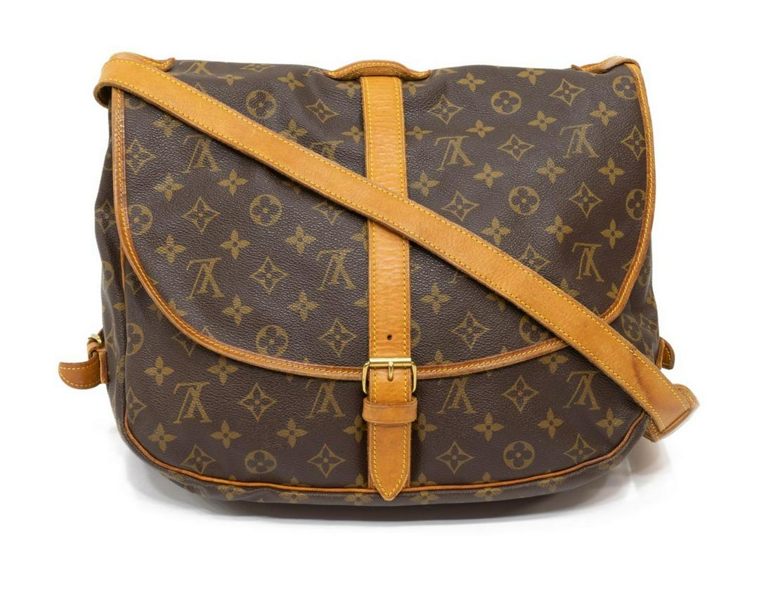 LOUIS VUITTON 'SAUMUR 30' MONOGRAM CROSSBODY BAG (1 of 5)