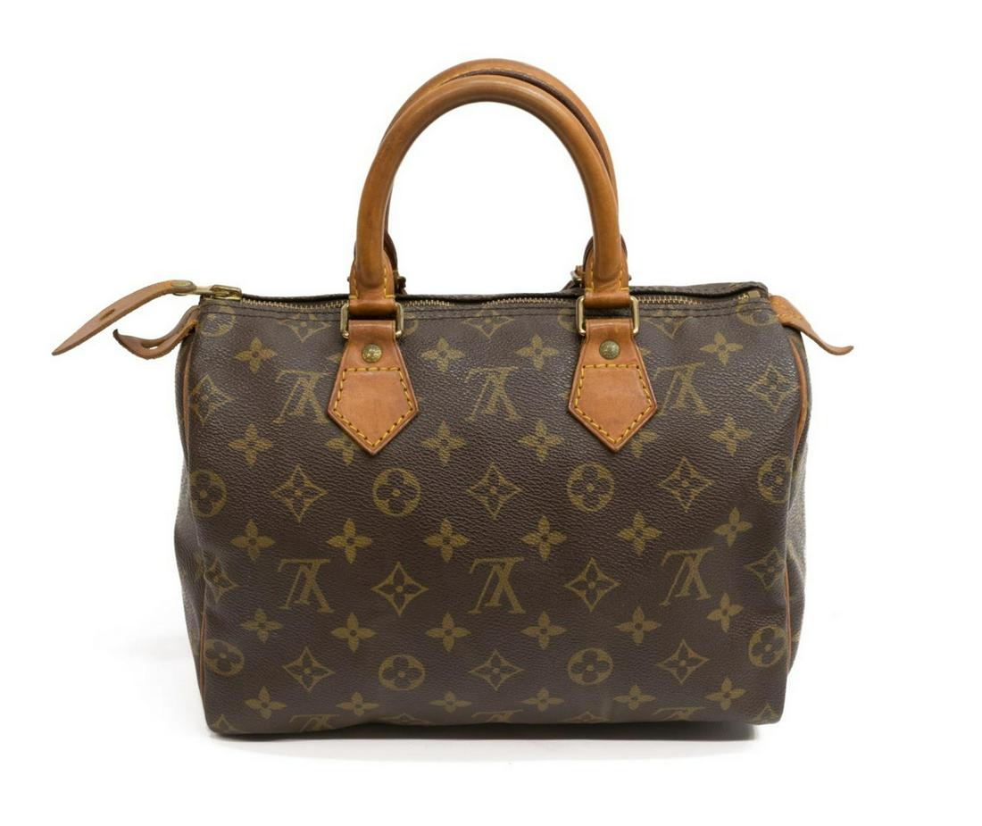 LOUIS VUITTON 'SPEEDY 25' MONOGRAM CANVAS HANDBAG (1 of 4)