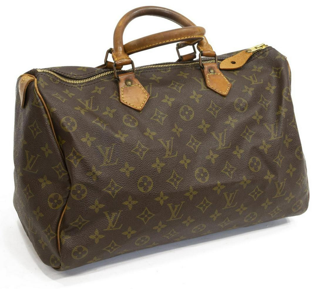 LOUIS VUITTON 'SPEEDY 35' MONOGRAM CANVAS HANDBAG (1 of 4)
