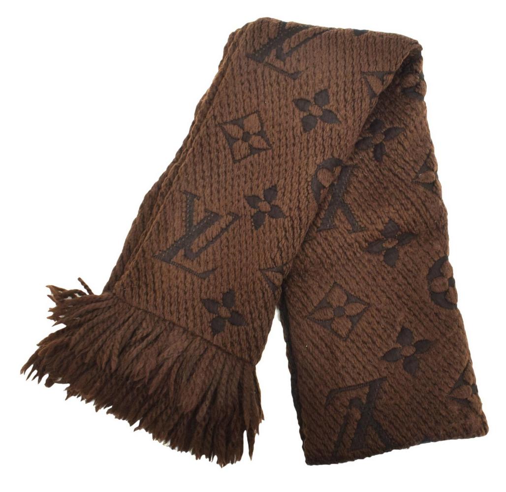 LOUIS VUITTON MONOGRAM WOOL & SILK SCARF SHAWL (1 of 3)