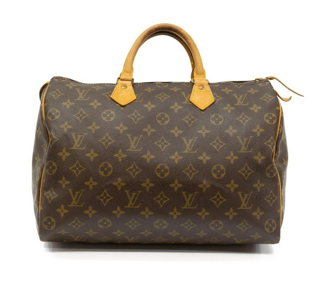 LOUIS VUITTON 'SPEEDY 35' MONOGRAM CANVAS HANDBAG (1 of 4)