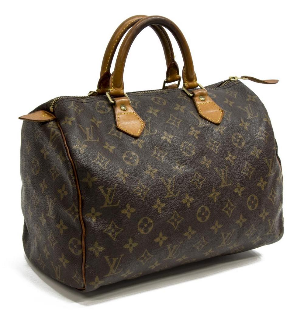 LOUIS VUITTON 'SPEEDY' MONOGRAM CANVAS HANDBAG (1 of 4)