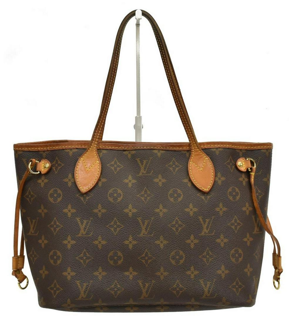 LOUIS VUITTON 'NEVERFULL' MONOGRAM CANVAS TOTE BAG (1 of 5)