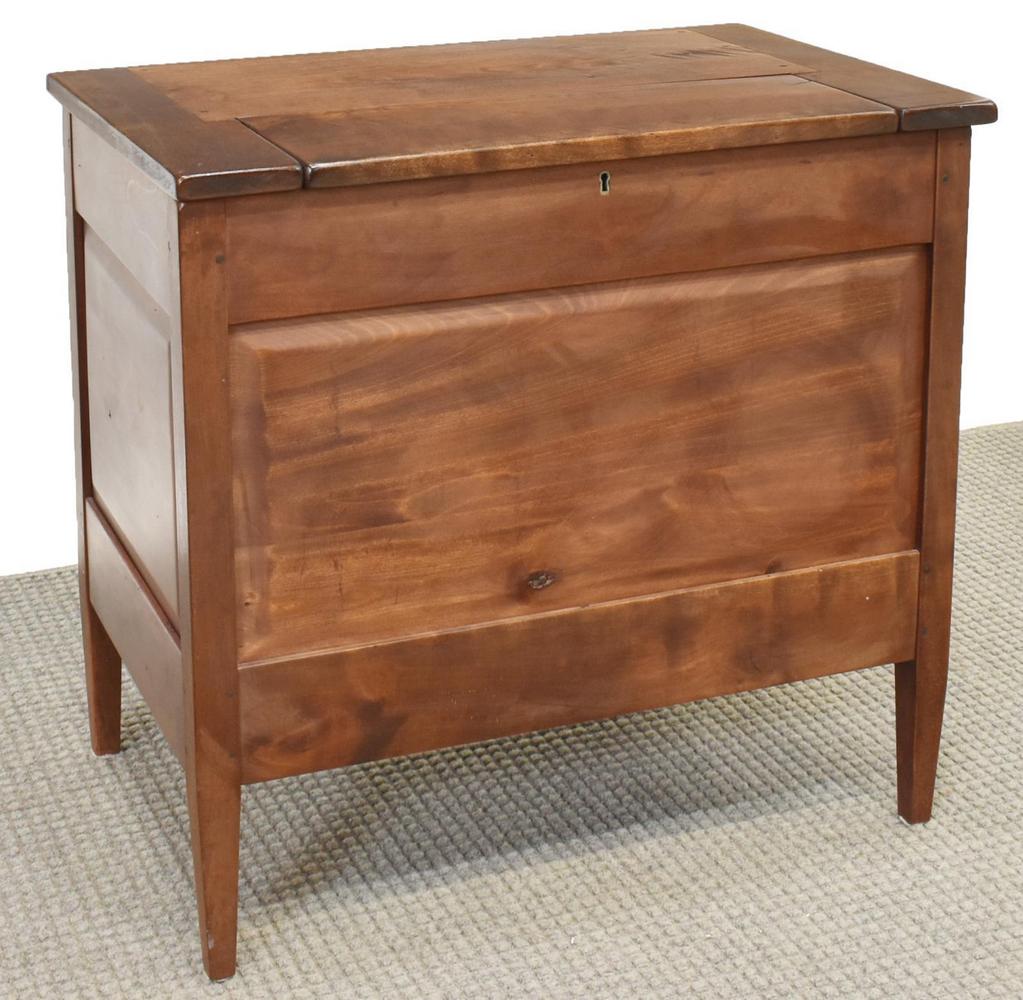 AMERICAN FEDERAL STYLE SUGAR CHEST, 20TH C. (1 of 5)
