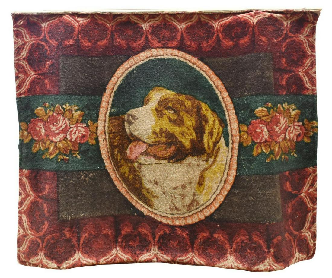 VICTORIAN MOHAIR CARRIAGE / BUGGY LAP ROBE (1 of 3)