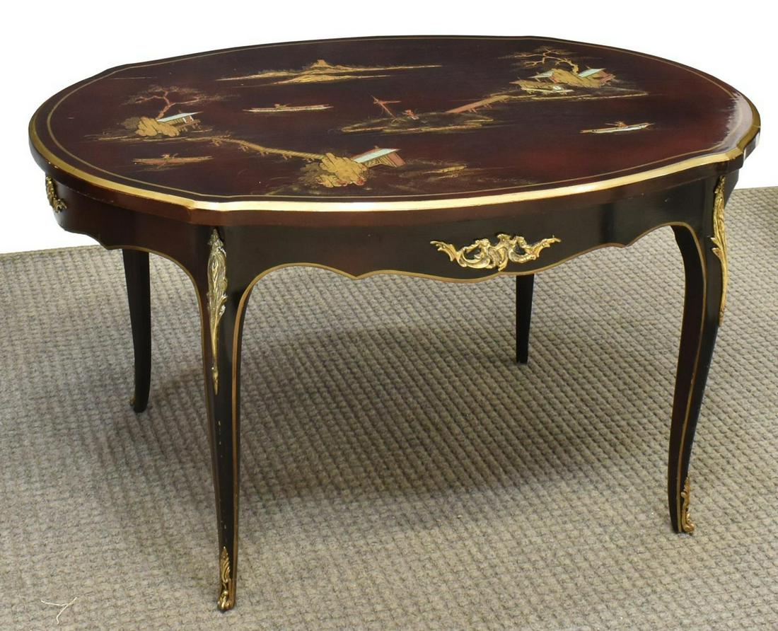 FRENCH CHINOISERIE LACQUERED COFFEE TABLE (1 of 4)
