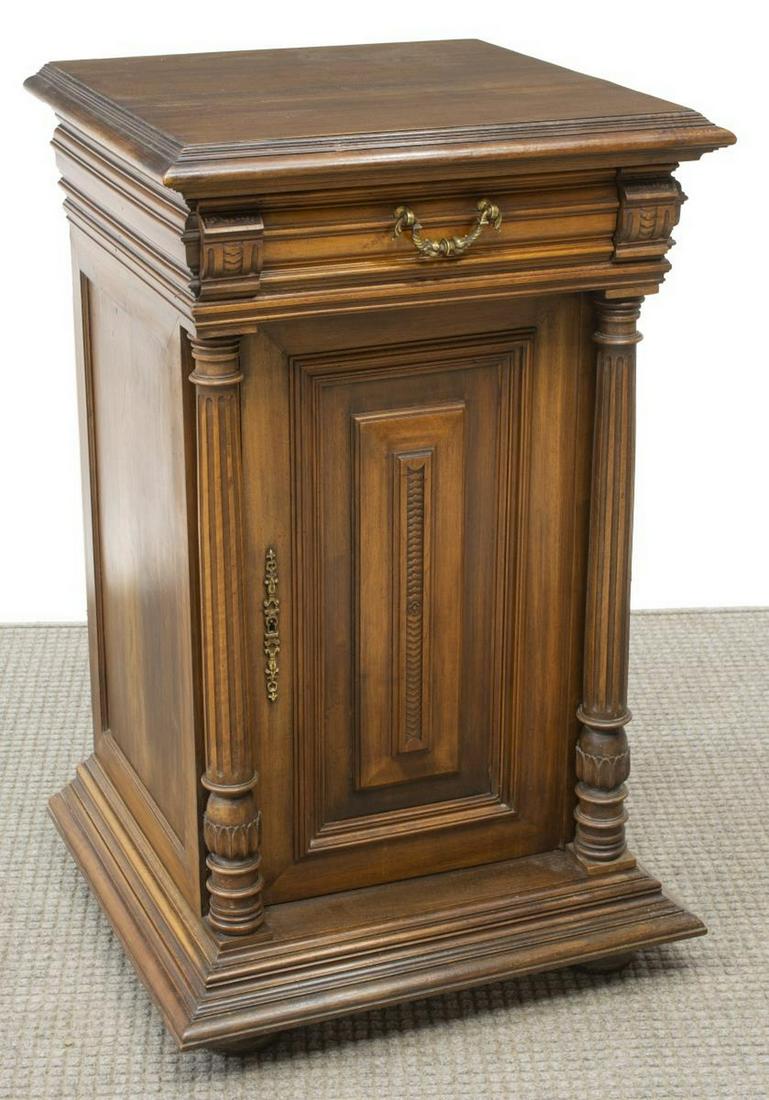 FRENCH HENRI II STYLE WALNUT CABINET (1 of 5)