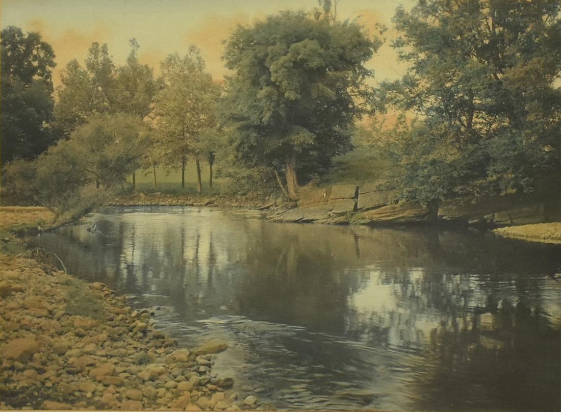 WALLACE NUTTING (1861-1941) 'THE SWIMMING POOL' (1 of 4)