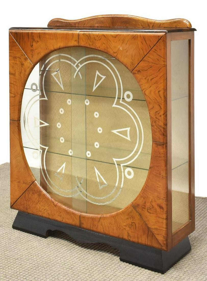 ENGLISH ART DECO WALNUT CURIO CHINA Apr 25, 2020 Austin