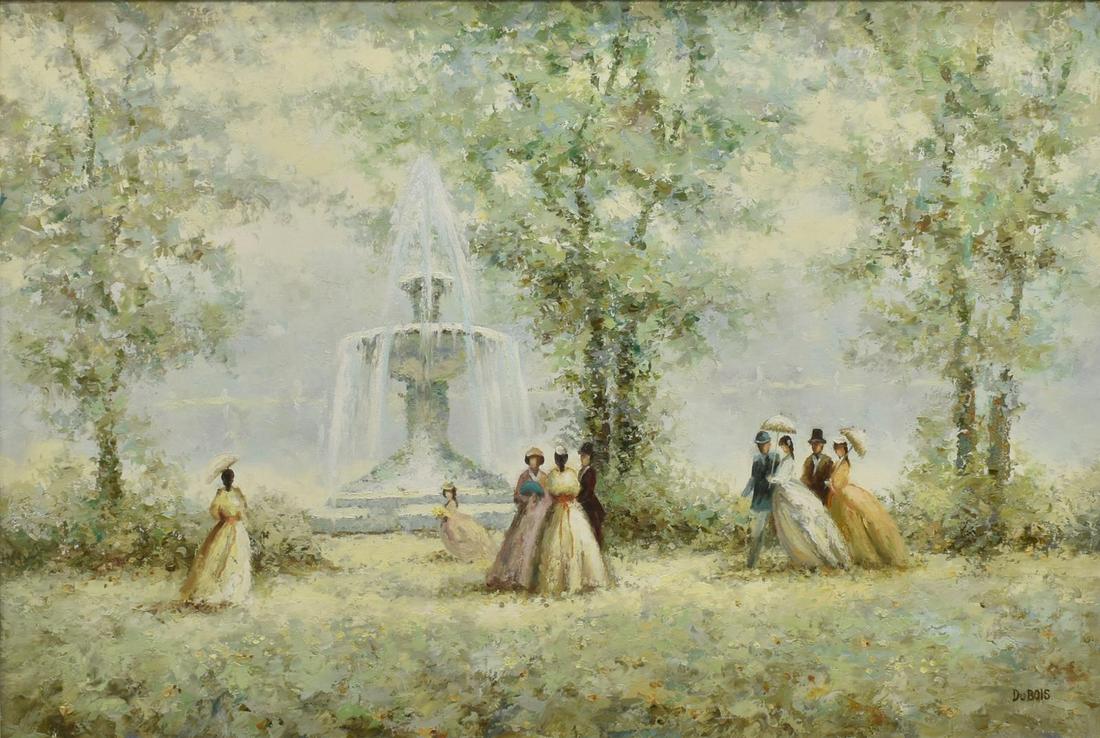 IMPRESSIONIST LANDSCAPE PAINTING SIGNED DUBOIS (1 of 4)