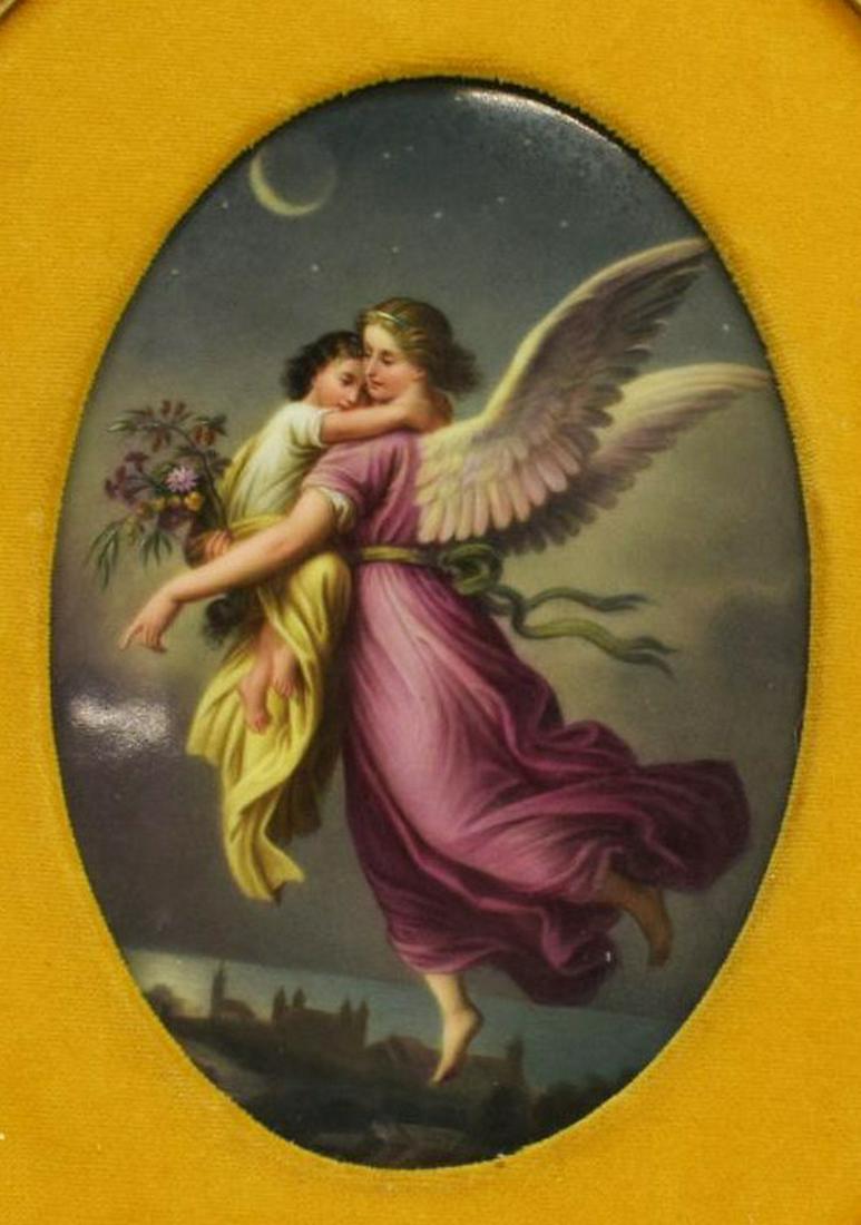 HAND-PAINTED PORCELAIN PLAQUE AFTER VON KAULBACH (1 of 4)