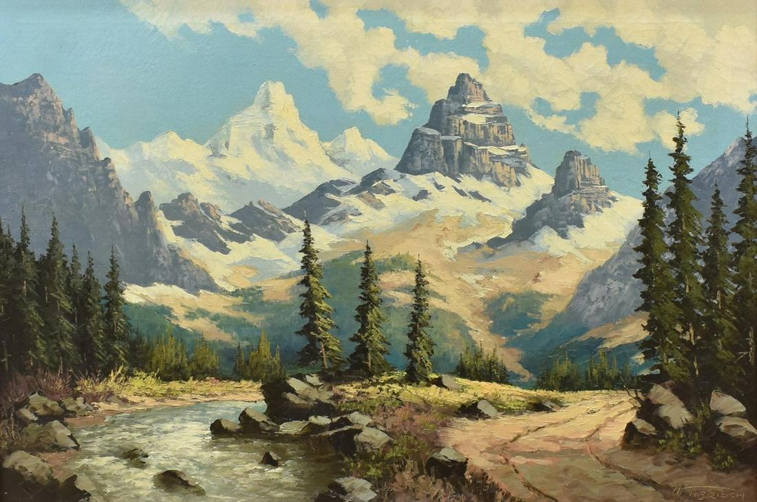 WILLIAM HARISCH (1914-1967) CANADIAN LANDSCAPE (1 of 4)