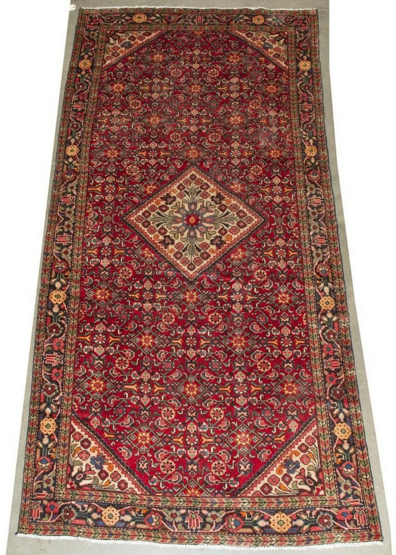 HAND-TIED PERSIAN BIJAR RUG, 10'2.5" X 5' (1 of 4)