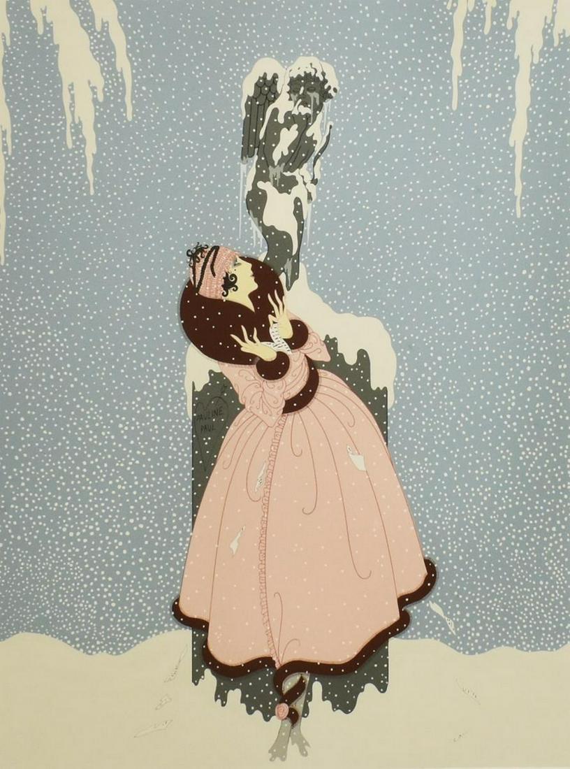 ERTE ROMAIN DE TIRTOFF (D.1990) ROMANCE SERIGRAPH (1 of 5)