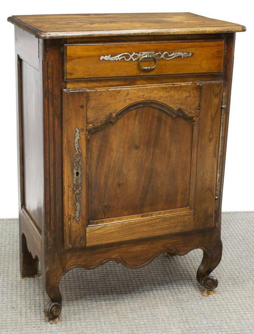 FRENCH LOUIS XV STYLE WALNUT CONFITURIER CABINET (1 of 5)