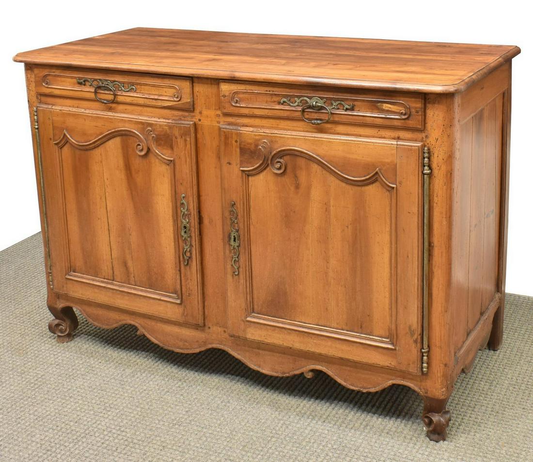FRENCH LOUIS XV PERIOD WALNUT SIDEBOARD, 18TH C. (1 of 5)
