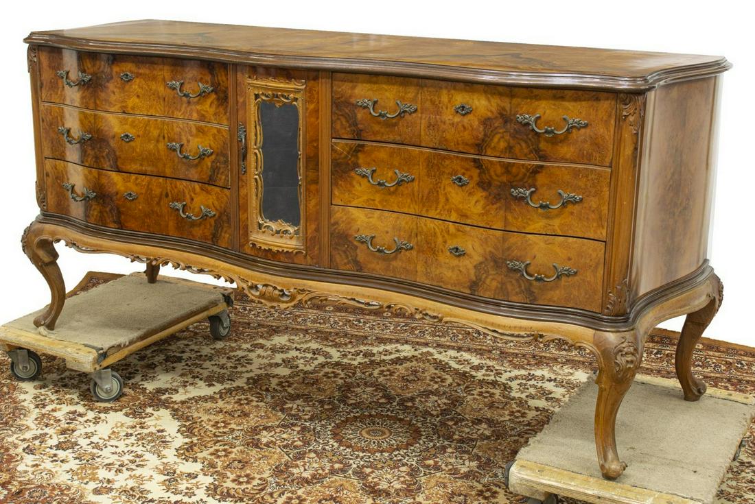 VENETIAN PATCHWORK BURLWOOD SIDEBOARD (1 of 5)