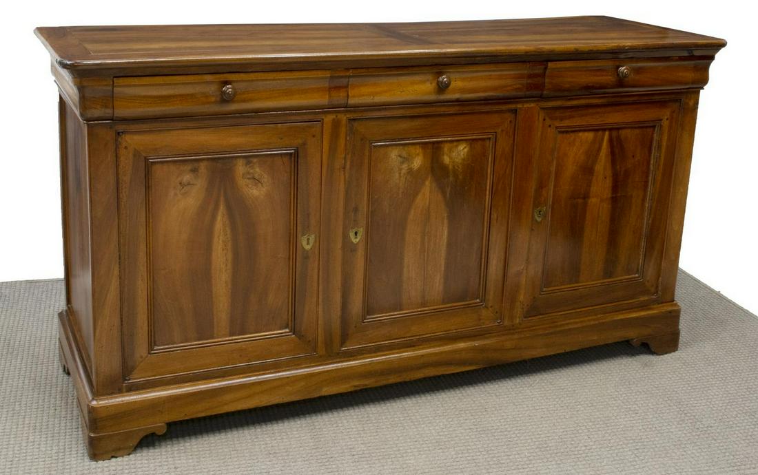 FRENCH LOUIS PHILIPPE PERIOD WALNUT SIDEBOARD (1 of 5)