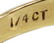 ESTATE 10KT YELLOW GOLD & DIAMOND RING - 5