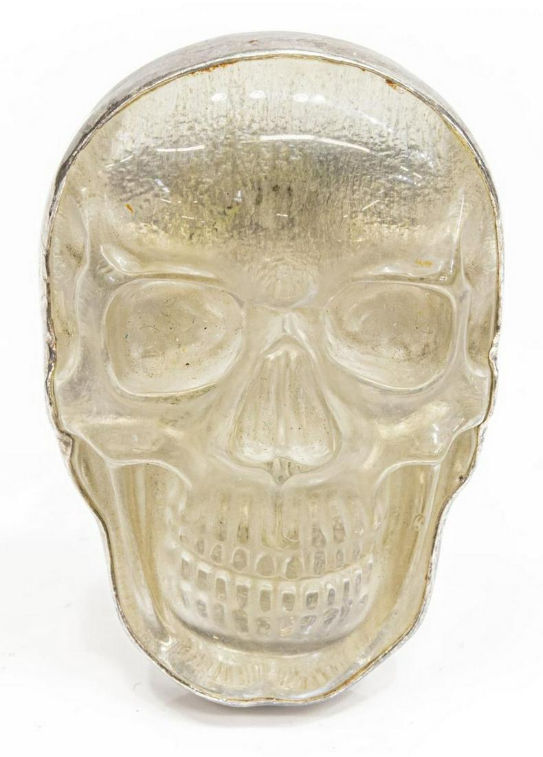 CHARLES ALBERT STERLING & QUARTZ SKULL RING (1 of 4)