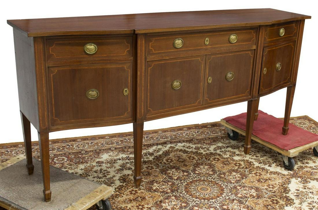 ENGLISH HEPPLEWHITE STYLE MAHOGANY SIDEBOARD (1 of 5)
