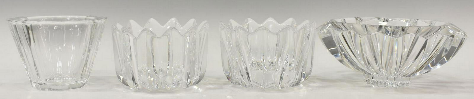 (4) SWEDISH ORREFORS ART CRYSTAL BOWLS (1 of 5)