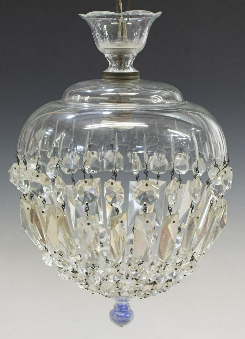 CONTINENTAL ONE-LIGHT CRYSTAL DOME HALL LIGHT (1 of 1)