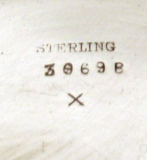 STERLING SILVER FOLIATE PIERCED CENTER BOWL - 4